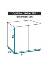 AQUAEL Szafka OPTI SET 125 czarna