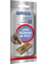 BROS - Łapka na myszy drewniana 2szt.