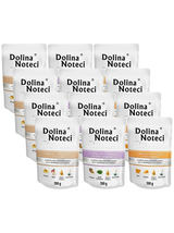 Dolina Noteci PREMIUM dla psów małych ras - Mix smaków -12x100g