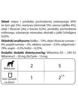 Dolina Noteci PREMIUM dla psów małych ras  z gęsią ziemniakami i jabłkiem 6x185 g