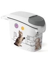 CURVER Love Pets Cats  pojemnik do przechowywania żwirku lub karmy 6kg 23x50x36cm