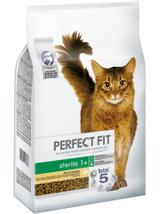 Perfect Fit™ - sucha karma pełnoporcjowa dla dorosłych kotów po zabiegu kastracji, bogata w kurczaka 7kg