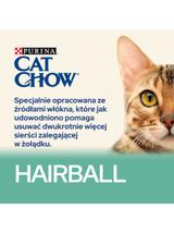 PURINA Cat Chow Hairball Karma bogata w kurczaka 1,5kg + 2 saszetki GRATIS