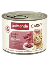 ANIMONDA Cat Carny Adult smak: wołowina i serca 6 x 200g