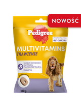 PEDIGREE Multivitamins Trawienie - karma uzupełniająca dla dorosłych psów, o smaku kurczaka 180 g