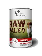 Vetexpert RAW PALEO puppy beef 12x400g - wołowina puszka