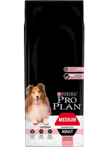 Purina Pro Plan Medium Adult Sensitive Skin Optiderma, łosoś i ryż 14kg   + niespodzianka dla psa GRATIS!