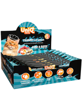 UNIQ PETS PURRCREAM pyszny sosik dla kota z dorszem i wołowiną 50x15g