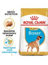 ROYAL CANIN Boxer Puppy 12kg karma sucha dla szczeniąt do 15 miesiąca, rasy bokser / Opakowanie uszkodzone (3804,4549,4551,4546,4548,3818,9399) !!!
