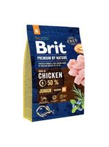 BRIT Premium By Nature Junior M 3kg + niespodzianka dla psa GRATIS!