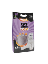 UNIQ PETS ŻWIREK DLA KOTÓW TOFU biodegradowalny 2,5kg lawenda