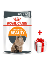 ROYAL CANIN Hair&Skin 12x85g w galaretce karma mokra w galaretce dla kotów dorosłych, zdrowa skóra, piękna sierść + niespodzianka dla kota GRATIS!