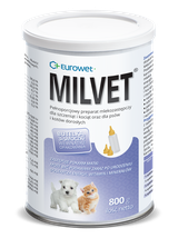 Eurowet Milvet mleko zastępcze dla szczeniąt i kociąt 800g