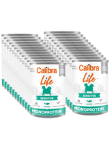 CALIBRA Dog Life Sensitive Salmon with rice 24x400g