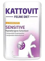 Kattovit Sensitive kurczak+indyk 24x85g saszetka