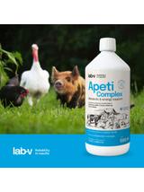 Lab-v Apeti Complex – wsparcie metabolizmu, energii i pobrania paszy dla drobiu, bydła, świń, koni i królików 1000 ml