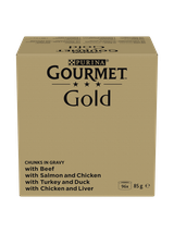 Purina Gourmet Gold Kawałki w sosie mix 96x85g