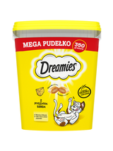 DREAMIES Mega Pudełko 2x350 g – karma uzupełniająca dla dorosłych kotów, z pysznym serem