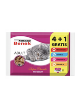 Super Benek Saszetka dla kota Adult 5x100g (4+1 GRATIS)
