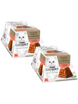 GOURMET Revelations Delikatne Kawałki w Galaretce z Łososiem 4x57g (2x2x57g)