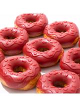 WILD FARM donut kolagenowy z kaczką i truskawkami 7cm 10x50g przysmak dla psa