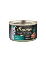 Miamor Feine Filets w galaretce - mokra karma dla kota z tuńczykiem i ryżem 100g puszka