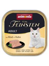 ANIMONDA Cat Vom Feinsten adult cat smak: wołowina + kurczak 6x100g