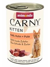 ANIMONDA Cat Carny Kitten smak: cielęcina, kurczak i indyk 6x400g