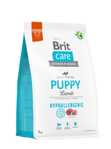 BRIT CARE Hypoallergenic Puppy Lamb 3kg