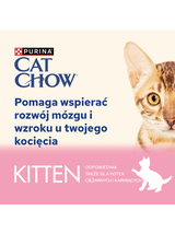 CAT CHOW Kitten Karma dla kociąt z jagnięciną i cukinią w sosie 10x85g