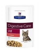 HILL'S PD Prescription Diet Feline i/d z łososiem 12x85g - saszetka