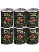 Wild Farm Monoprotein Beef 6x400g hipoalergiczna karma dla psa