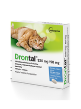 VETOQUINOL Drontal - preparat przeciwpasożytniczy dla kotów (2tabl.)