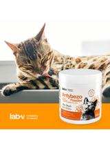Lab-v Antybezo Powder – Wsparcie eliminacji kul włosowych i trawienia u kotów 150 g