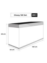 AQUAEL ZESTAW GLOSSY ST 150 D&N SZARY + SZAFKA