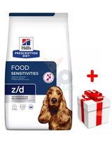 HILL'S PD Prescription Diet Canine z/d  Food Sensitivities 3kg + niespodzianka dla psa GRATIS!