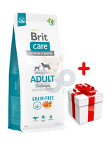 BRIT CARE Grain-free Adult Salmon 12kg  + niespodzianka dla psa GRATIS!
