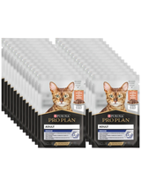 Purina Pro Plan Indoor Adult z łososiem dla kotów 26x85g