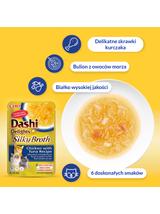 INABA Dashi Delights Silky Broth Chicken with Tuna & Salmon Recipe 24x40g
