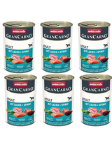 ANIMONDA GranCarno Adult Dog smak: Łosoś + szpinak 6x400g