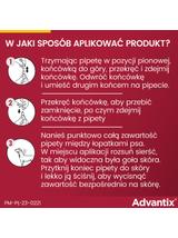 Advantix - dla psów do 4kg (4 pipety x 0,4ml)+ TRIXIE Szczypce do usuwania kleszczy 9cm