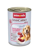 ANIMONDA GranCarno Sensitiv  Adult Dog smak: Wołowina, Ziemniaki 400g