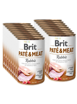 BRIT PATE & MEAT RABBIT 18x400g