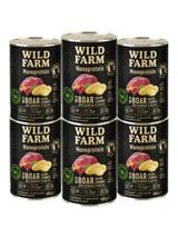 WILD FARM Monoprotein Wild Boar 6x400g hipoalergiczna karma dla psa