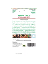 Arbuz, Kawon Crimson Sweet - miąższ czerwony