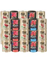 DOLINA NOTECI Rafi + WILD FARM Meat Pate Mix smaków 30x800g
