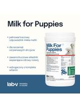Lab-v Milk For Puppies- mleko dla szczeniąt 200g-Zestaw z butelką i smoczkami