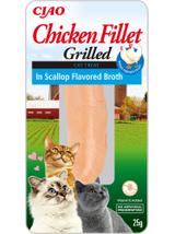 INABA  Chicken Fillet dla kota - Kurczak w bulionie z przegrzebków 25g