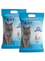 Premium Cat Żwirek Bentonitowy Zbrylający - Naturalny dla kota 2x5L