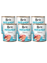 BRIT PATE & MEAT SALMON 6x800g